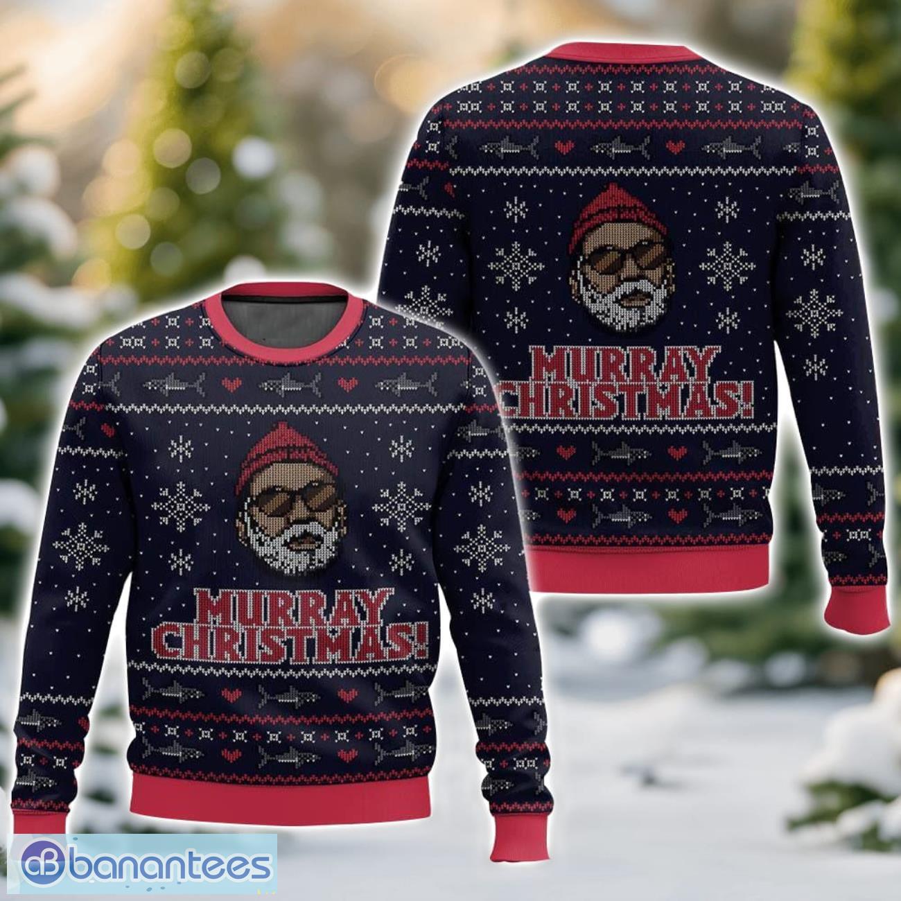 a very murray christmas ugly sweater 3d printed sweater christmas gift image A Very Murray Christmas Ugly Sweater 3D Printed Sweater Christmas Gift - A Very Murray Christmas Ugly Sweater-3