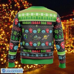 Wubba Lubba Rick and Morty Woolen Knitted Christmas Sweater AOP Gift Holidays - Wubba Lubba Rick and Morty Ugly Christmas Sweater Photo_2