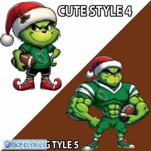 NCAA North Texas Mean Green Grinch Style Knitted Christmas Sweater Gift For Adult - NCAA North Texas Mean Green New Grinch Ugly Christmas Sweater Photo 4