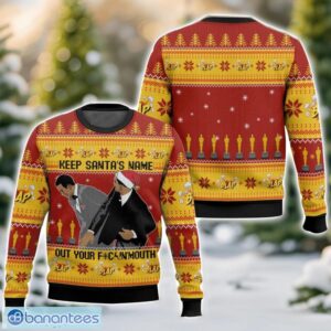 Keep Santa’s Name Out Your Mouth Smith Slaps Chris Rock Meme Ugly Christmas Sweater 3D All Printed Sweater Christmas Gift Product Photo 1
