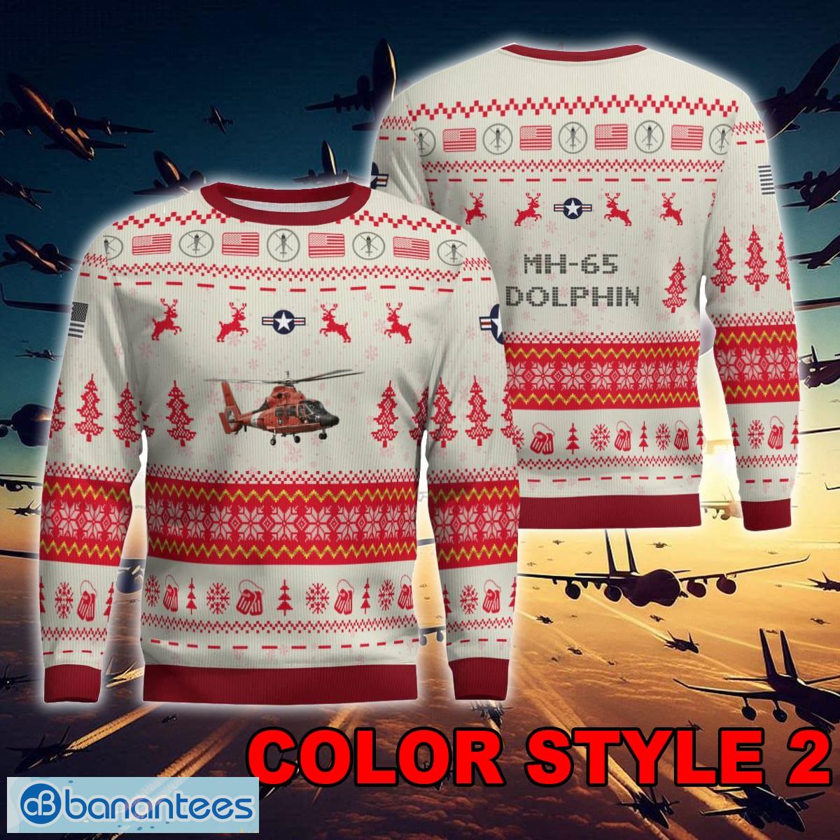 aircraft mh 65 dolphin hh 65 mh65 hh65 limited edition aircraft xmas ugly sweater gift for men and women 1 image Aircraft MH-65 Dolphin HH-65 MH65 HH65 Limited Edition Aircraft Xmas Ugly Sweater Gift For Men And Women - Aircraft MH-65 Dolphin HH-65 MH65 HH65 Ugly Sweater AOP Gift Christmas Photo 2