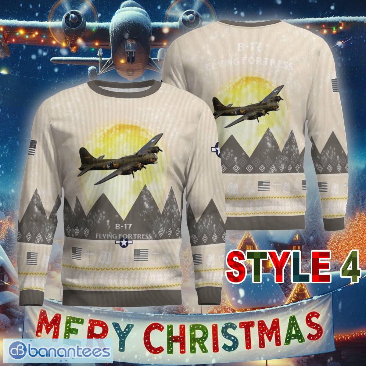 aircraft moonight b 17 flying fortress b17 ugly 3d sweater gift for christmas 2 image Aircraft Moonight B-17 Flying Fortress B17 Ugly 3D Sweater Gift For Christmas - B-17 Flying Fortress B17 Aircraft Moonlight Ugly Christmas Sweater_36