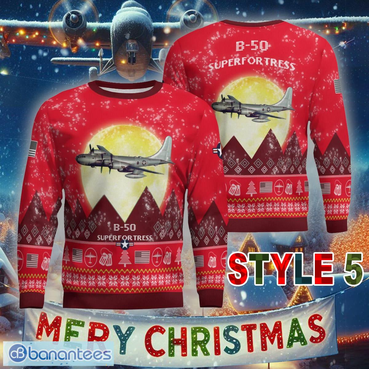 aircraft moonight b 50 superfortress b50 ugly christmas sweater gift for men and women 3 image Aircraft Moonight B-50 Superfortress B50 Ugly Christmas Sweater Gift For Men And Women - B-50 Superfortress B50 Aircraft Moonlight Ugly Christmas Sweater_46