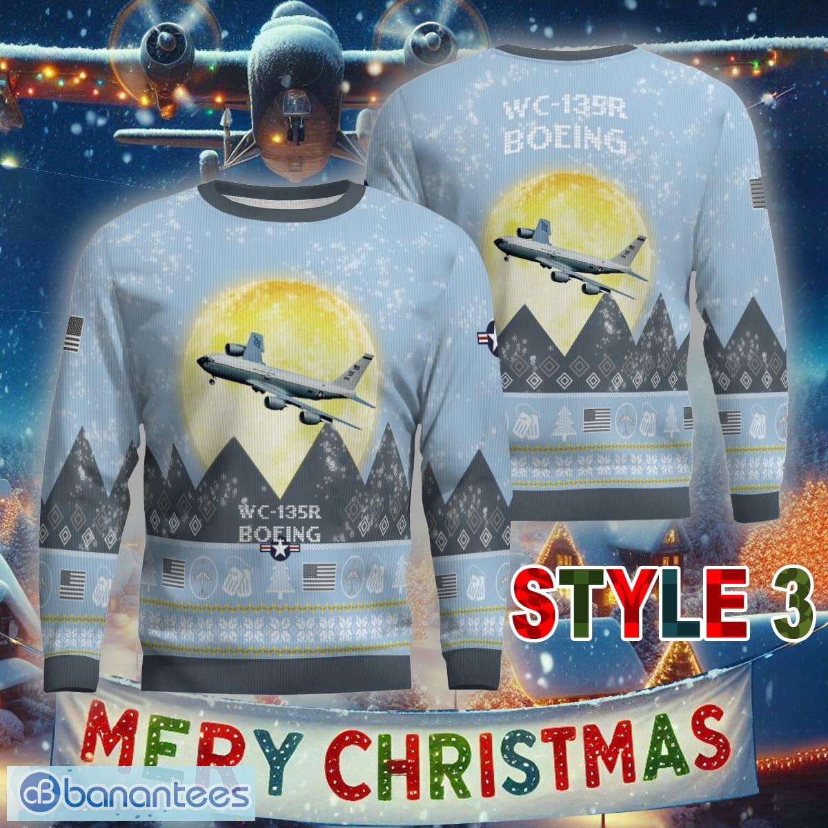 aircraft moonight boeing wc 135r wc135r ugly christmas sweater gift for men and women 1 image Aircraft Moonight Boeing WC-135R WC135R Ugly Christmas Sweater Gift For Men And Women - Boeing WC-135R WC135R Aircraft Moonlight Ugly Christmas Sweater_31