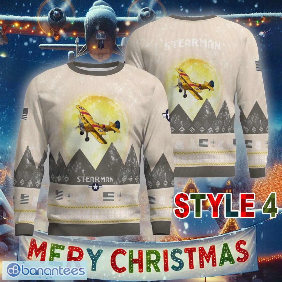 aircraft moonight stearman ugly christmas 3d sweater gift for adult 2 image Aircraft Moonight Stearman Ugly Christmas 3D Sweater Gift For Adult - Stearman Aircraft Moonlight Ugly Christmas Sweater_36
