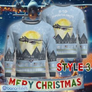 Aircraft Moonight B-50 Superfortress B50 Ugly Christmas Sweater Gift For Men And Women - B-50 Superfortress B50 Aircraft Moonlight Ugly Christmas Sweater_31