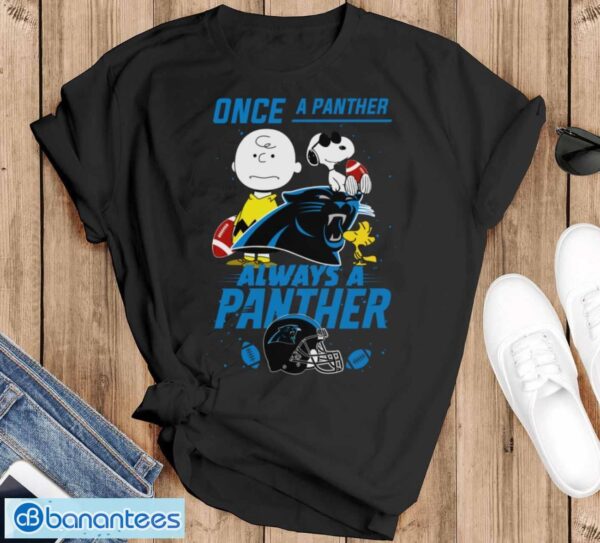 Always Carolina Panthers Snoopy Limited Edition Shirt - Black T-Shirt