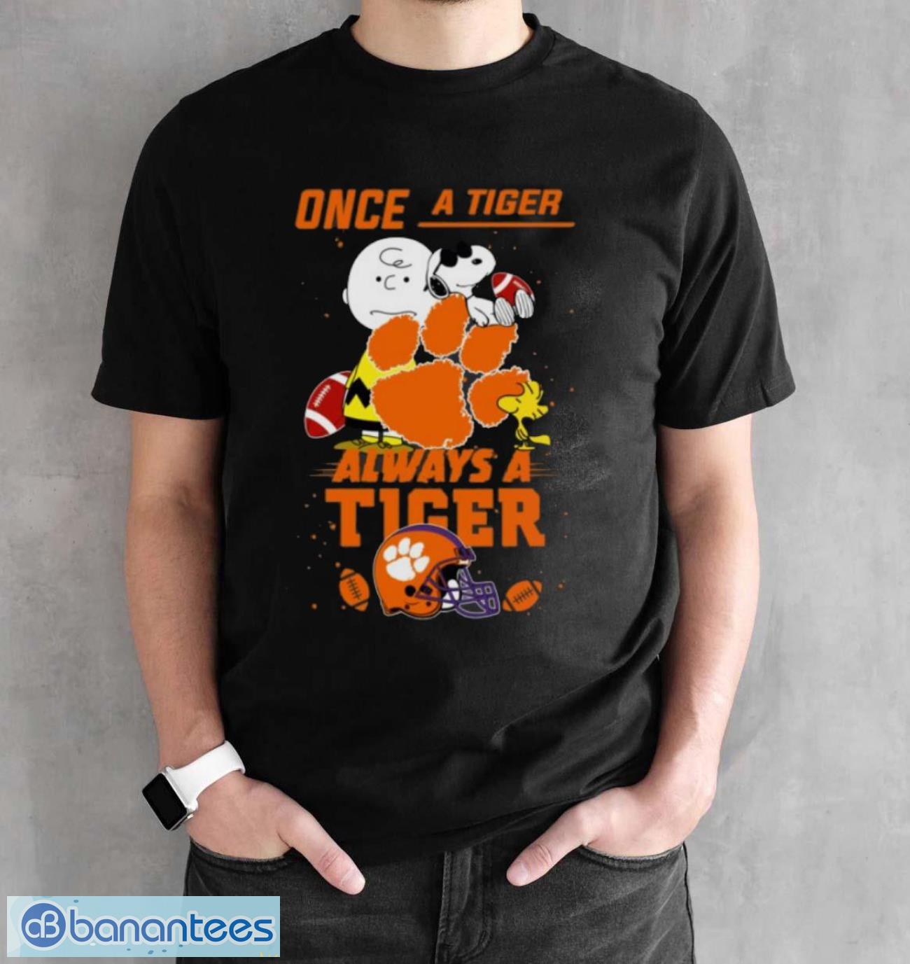 always clemson tigers snoopy limited edition shirt 1 image Always Clemson Tigers Snoopy Limited Edition Shirt - Black Unisex T-Shirt
