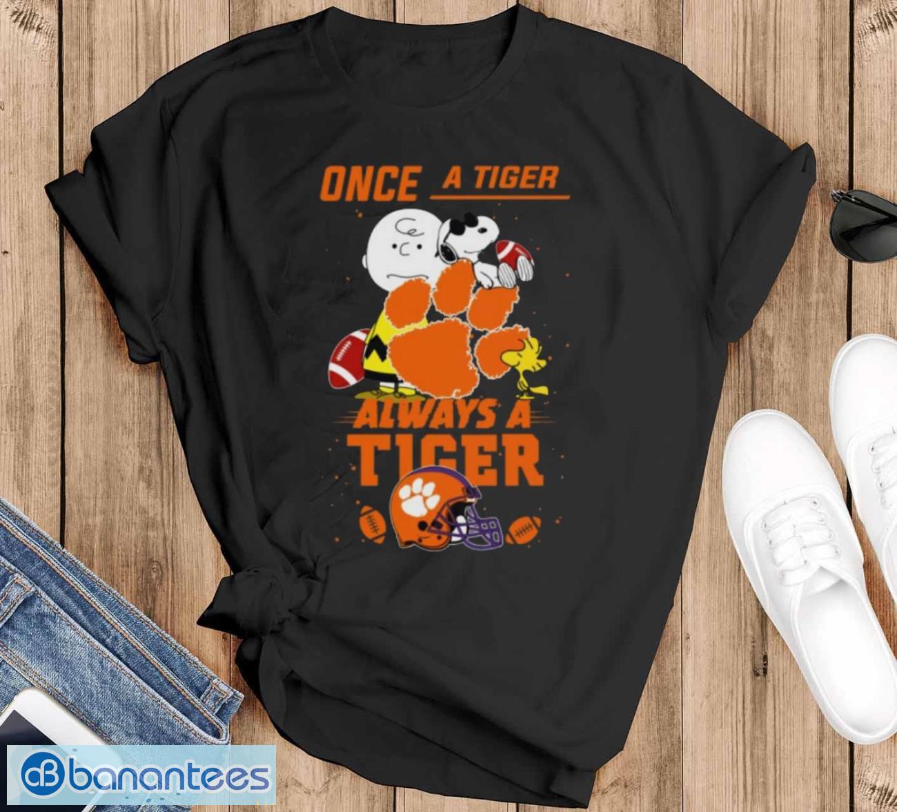 always clemson tigers snoopy limited edition shirt image Always Clemson Tigers Snoopy Limited Edition Shirt - Black T-Shirt