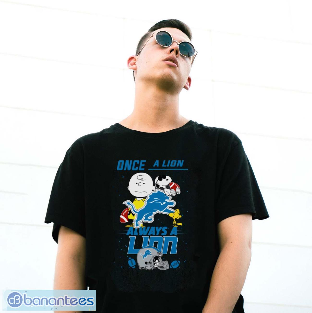 always detroit lions snoopy limited edition shirt 2 image Always Detroit Lions Snoopy Limited Edition Shirt - G500 Gildan T-Shirt
