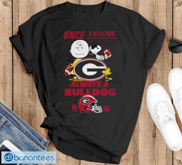 Always Georgia Bulldogs Snoopy Limited Edition Shirt - Black T-Shirt