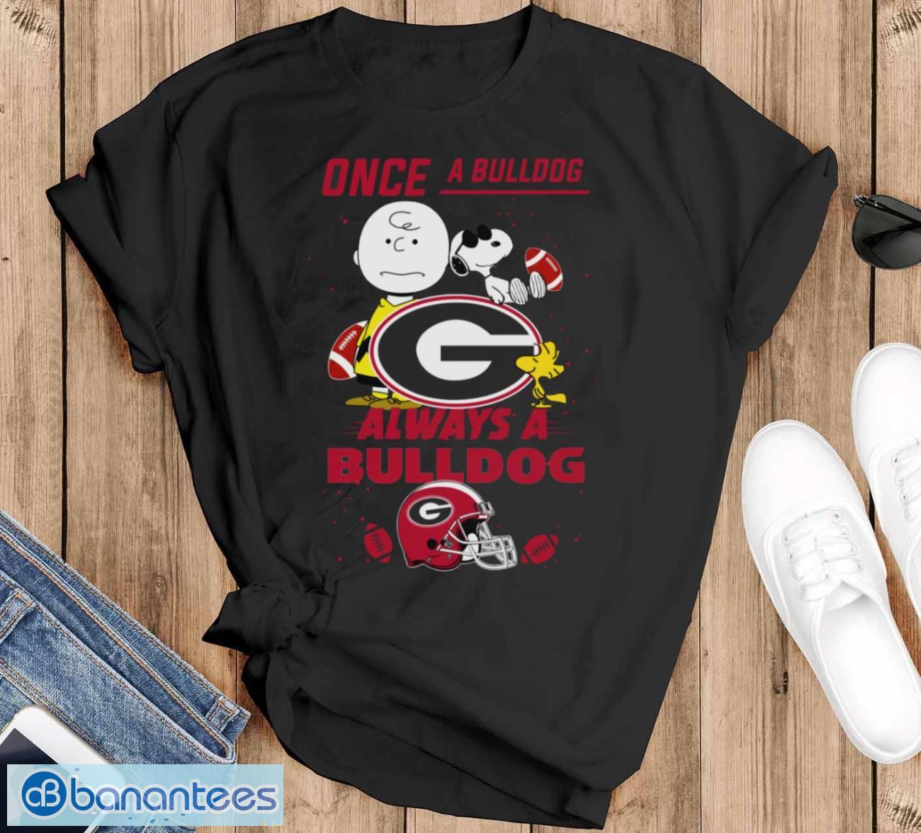 always georgia bulldogs snoopy limited edition shirt image Always Georgia Bulldogs Snoopy Limited Edition Shirt - Black T-Shirt