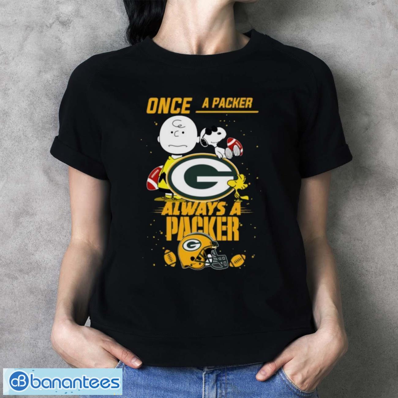 always green bay packers snoopy limited edition shirt 3 image Always Green Bay Packers Snoopy Limited Edition Shirt - Ladies T-Shirt