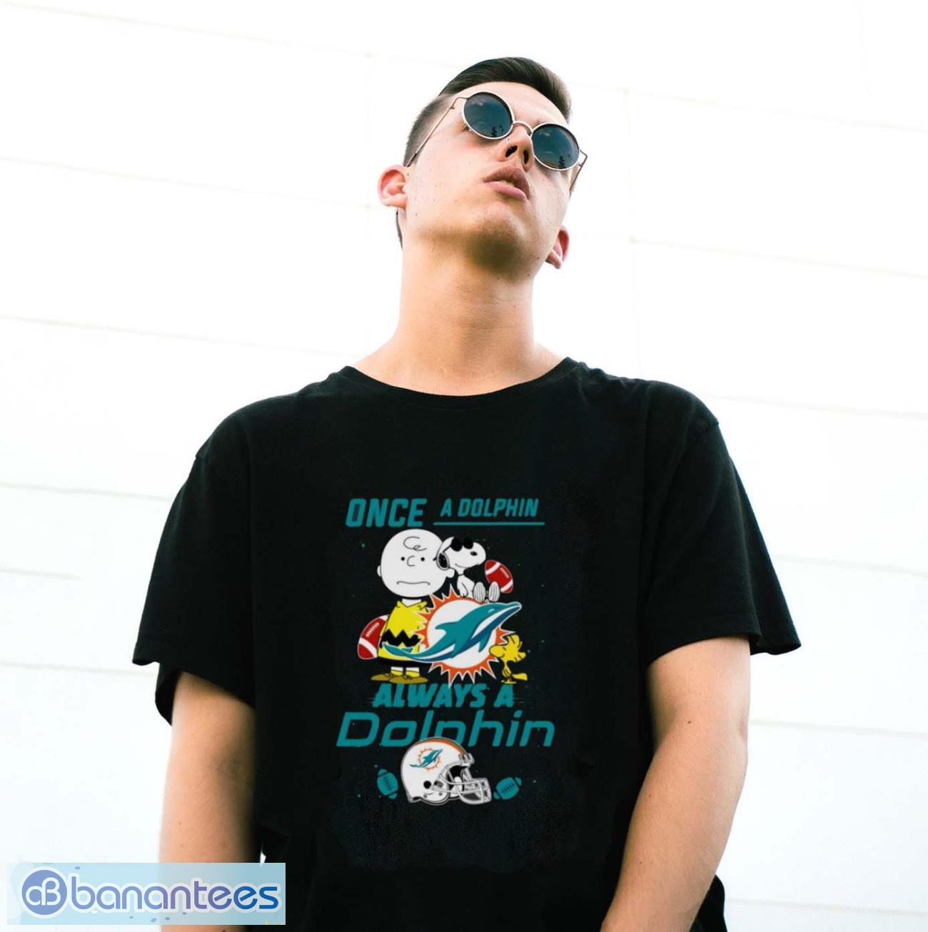 always miami dolphins snoopy limited edition shirt 2 image Always Miami Dolphins Snoopy Limited Edition Shirt - G500 Gildan T-Shirt