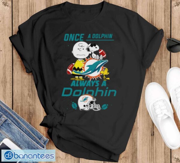 Always Miami Dolphins Snoopy Limited Edition Shirt - Black T-Shirt