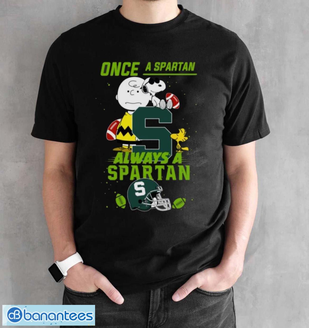 always michigan state spartans snoopy limited edition shirt 1 image Always Michigan State Spartans Snoopy Limited Edition Shirt - Black Unisex T-Shirt