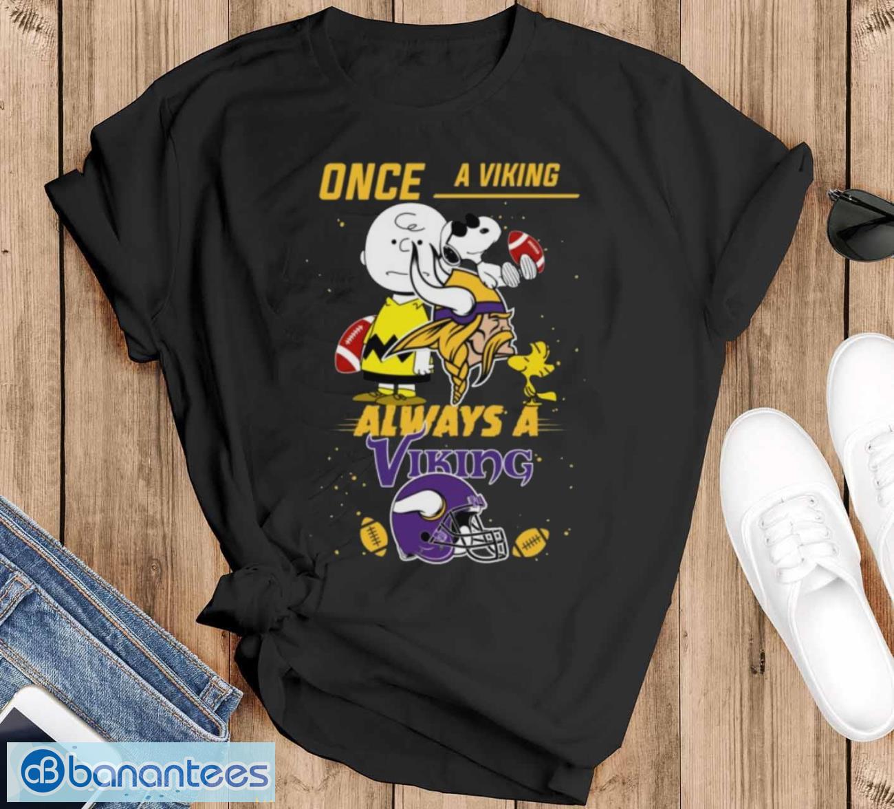 always minnesota vikings snoopy limited edition shirt image Always Minnesota Vikings Snoopy Limited Edition Shirt - Black T-Shirt