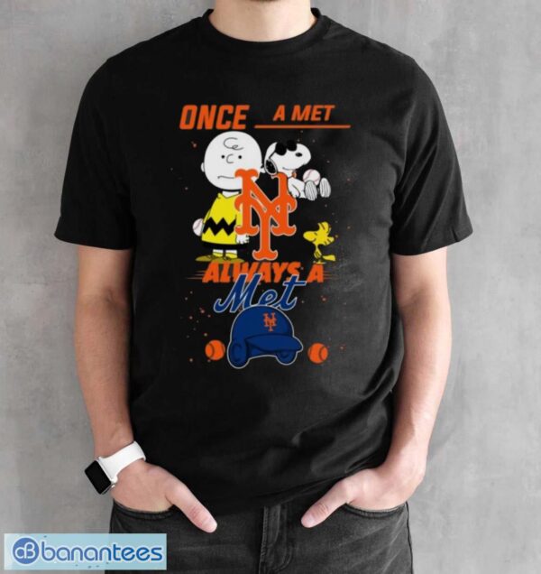Always New York Mets Snoopy Limited Edition Shirt - Black Unisex T-Shirt
