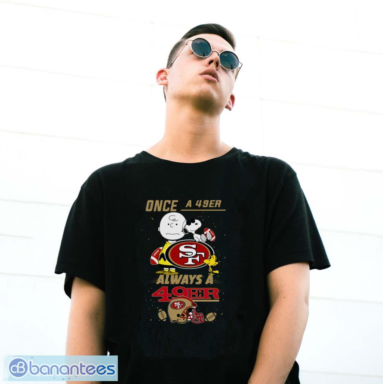 always san francisco 49ers snoopy limited edition shirt 2 image Always San Francisco 49ers Snoopy Limited Edition Shirt - G500 Gildan T-Shirt
