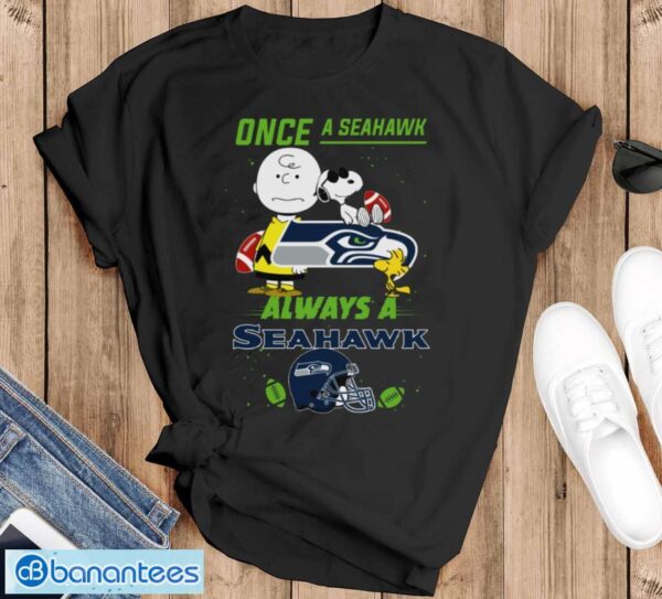 Always Seattle Seahawks Snoopy Limited Edition Shirt - Black T-Shirt