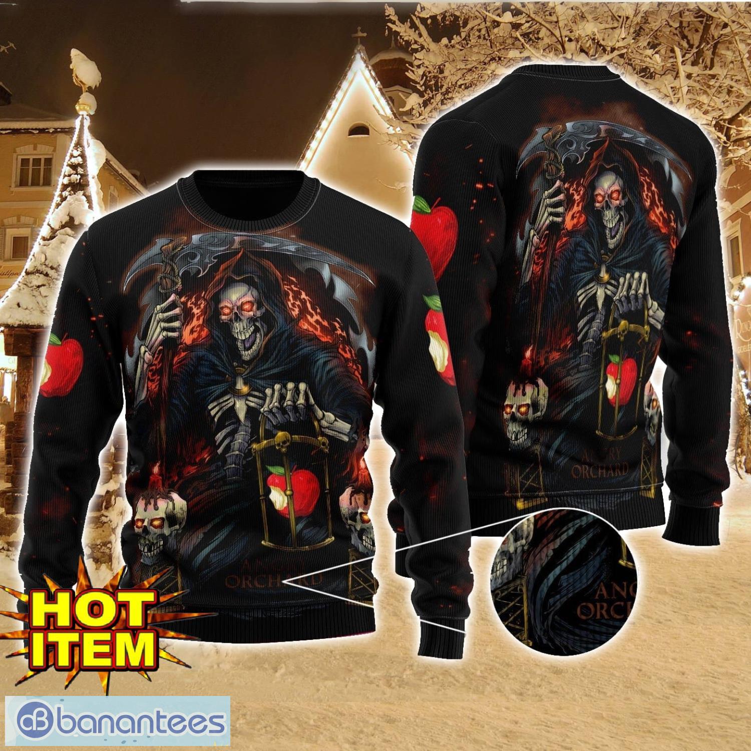 angry orchard death halloween all over print sweater halloween gift for men and women image Angry Orchard Death Halloween All Over Print Sweater Halloween Gift For men And Women Product Photo 1