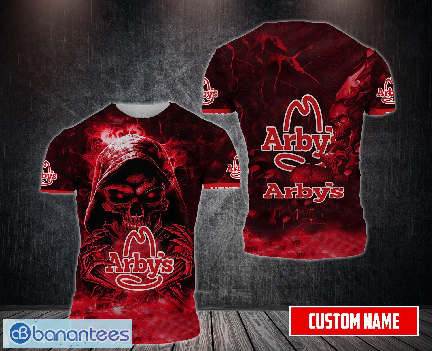 arbys 3d t shirt all printed unisex t shirt custom name image Arby's 3D T Shirt All Printed Unisex T Shirt Custom Name Product Photo