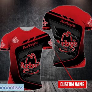 Arby's Custom Name AOP 3D T-shirt For Men And Women Product Photo 1