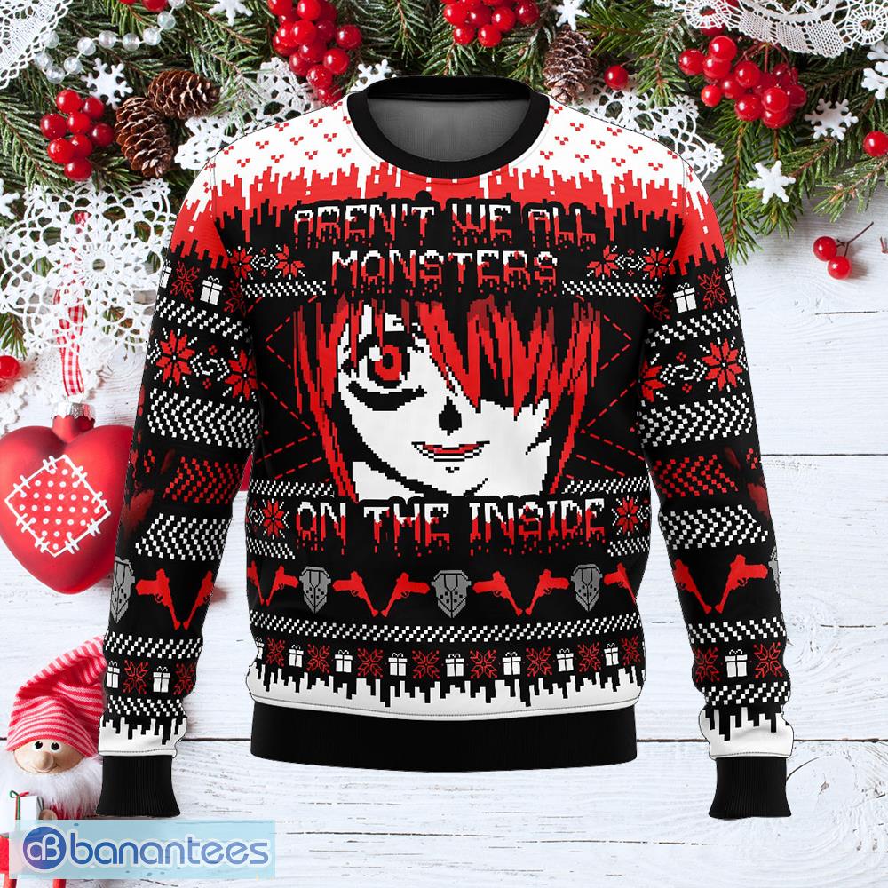 arent we all monster on the inside elfen lied joyful knitted christmas sweater aop gift holidays image Aren’t We All Monster On The Inside Elfen Lied Joyful Knitted Christmas Sweater AOP Gift Holidays - Aren’t We All Monster On The Inside Elfen Lied Ugly Christmas Sweater Photo_1