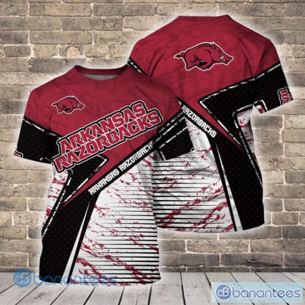 Arkansas Razorbacks Ncaa All Over Printed 3D Shirt For Fans Product Photo