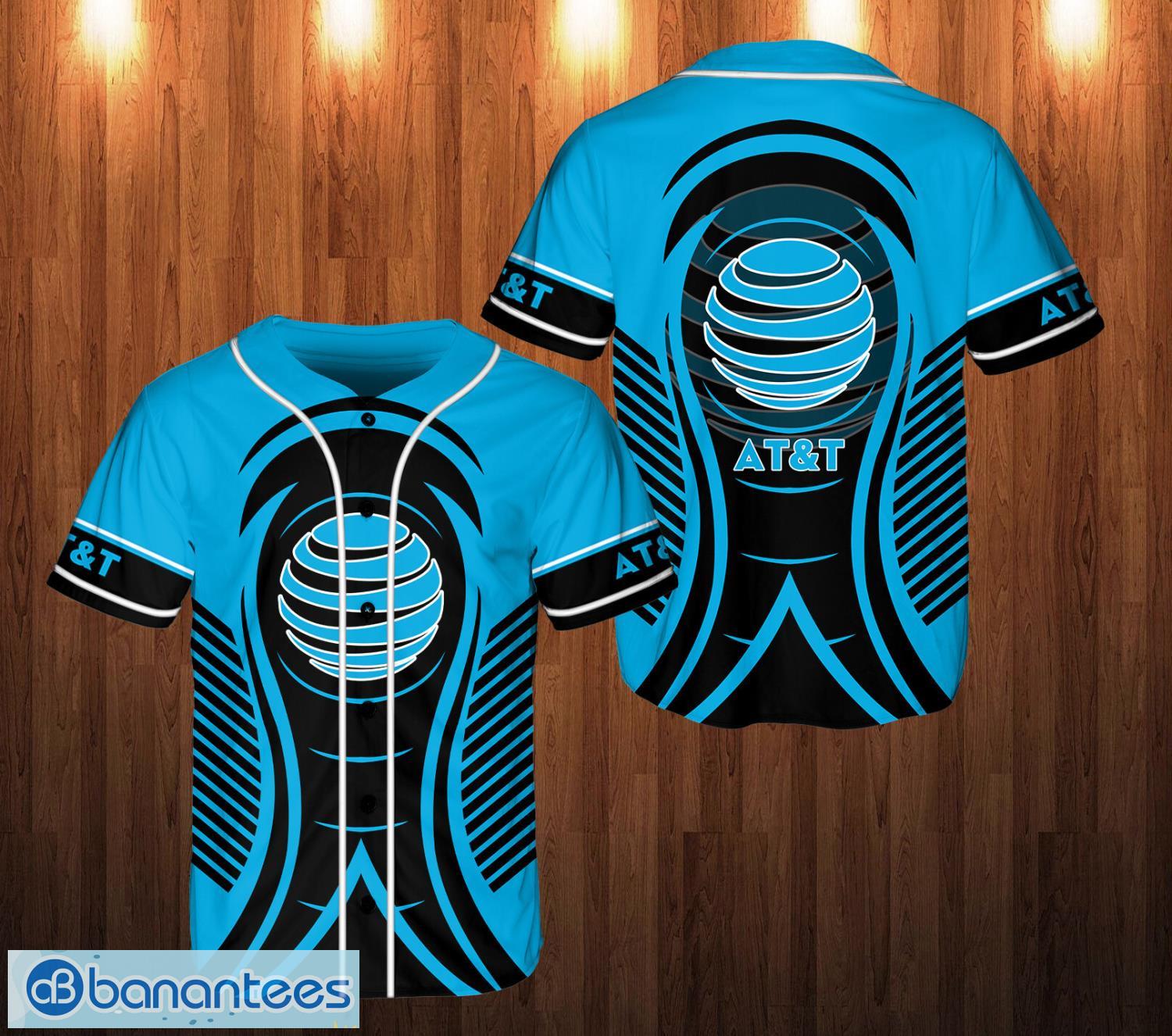 att 3d all over printed baseball jersey shirt for fans image at&t 3D All Over Printed Baseball Jersey Shirt For Fans Product Photo 1