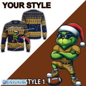 NCAA FIU Panthers Player Grinch Knitted Xmas Sweater Gift Holidays - NCAA FIU Panthers New Grinch Ugly Christmas Sweater Photo 2