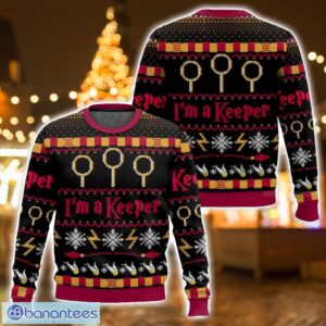 I’m A Keeper, Harry Potter Christmas Ugly Christmas Sweater 3D All Printed Sweater Christmas Gift Product Photo 1