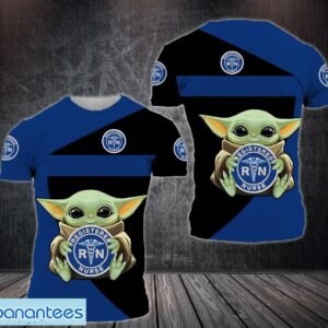 Baby Yoda Registered nurses 3D Full Printing Team 3D T-Shirt Product Photo 1