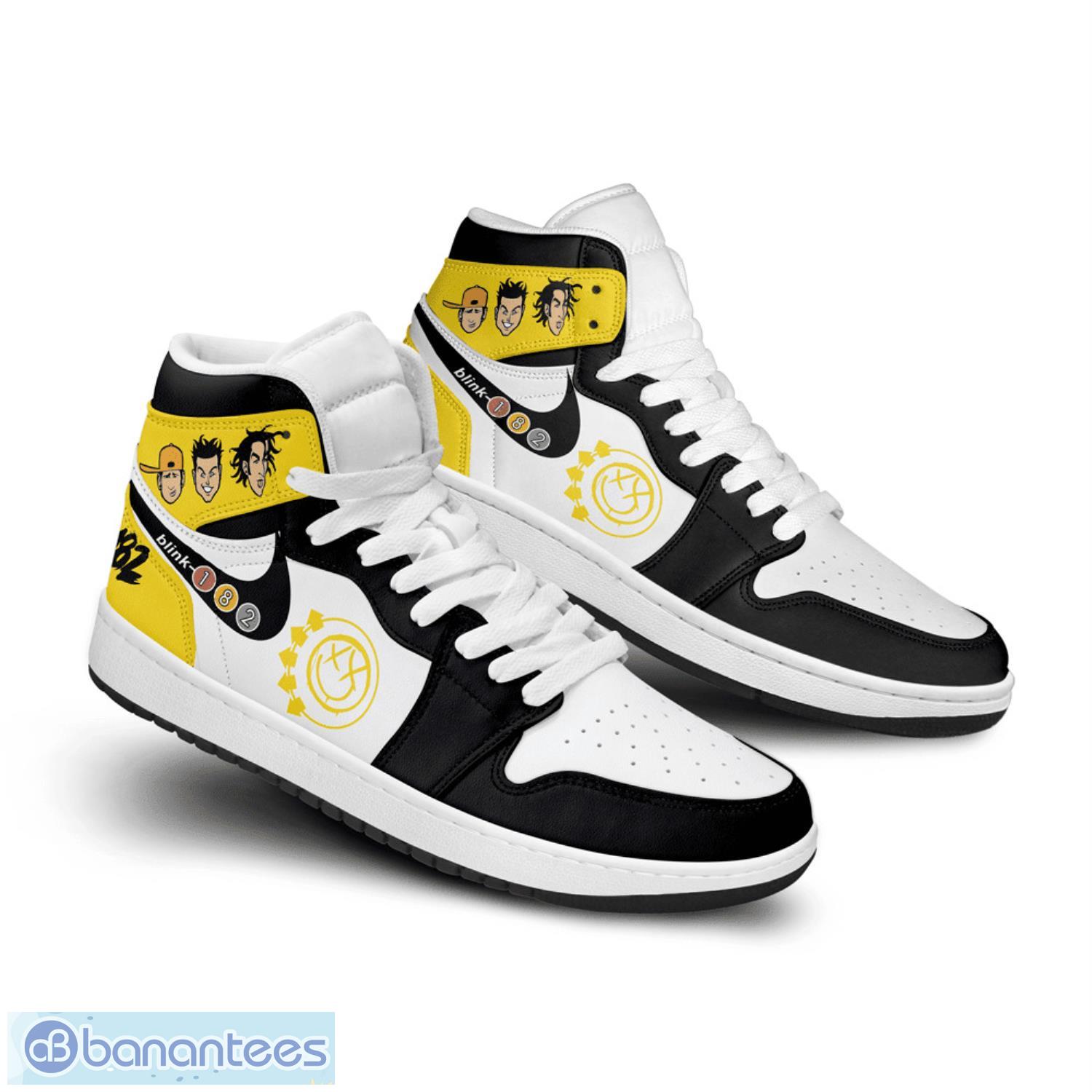 blink 182 air jordan hightop sneakers shoes for men and women aj1 sneakers 1 image Blink 182 Air Jordan Hightop Sneakers Shoes For Men And Women AJ1 Sneakers Product Photo 2