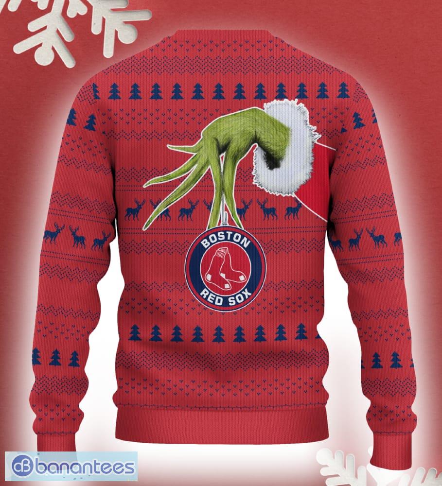 boston red sox grinch driving funny 3d ugly christmas sweater for men women 1 image Boston Red Sox Grinch Driving Funny 3D Ugly Christmas Sweater For Men Women - Boston Red Sox Christmas Sweater Grinch Driving Photo 3
