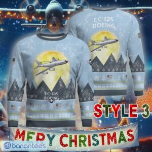 Aircraft Moonight Boeing EC-135 EC135 Ugly Xmas Sweater Gift Holidays - Boeing EC-135 EC135 Aircraft Moonlight Ugly Christmas Sweater_31