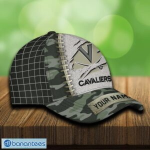 Virginia Cavaliers 3D Hat And Cap Beach Design Camo Green For Fans Gift Custom Name - Virginia Cavaliers 3D Hat And Cap Camo_4