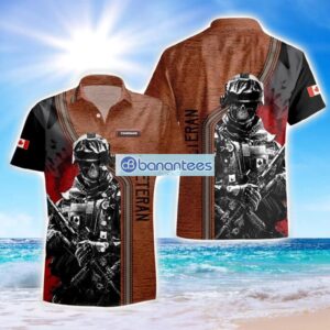 Canadian Veteran Soldier Hawaii Shirt Beach Shirt For Men And Women Custom Name Style 8 Product Photo 1