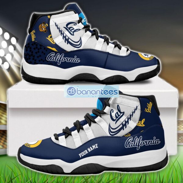 California Golden Bears Air Jordan 11 Sneakers Custom Name Special Shoes For Fans Product Photo 1