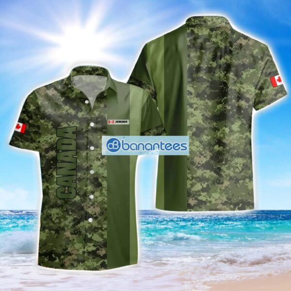 Canadian Veteran Soldier Hawaii Shirt Beach Shirt For Men And Women Custom Name Style 11 Product Photo 1