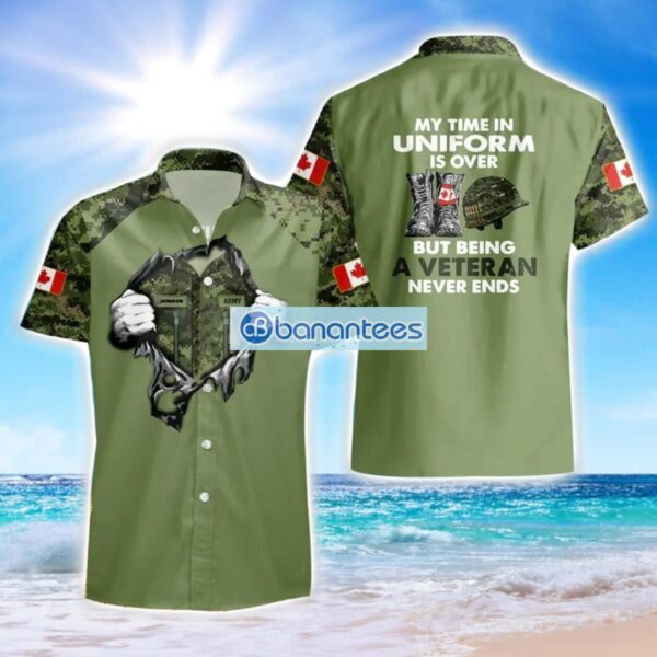 Canadian Veteran Soldier Hawaii Shirt Beach Shirt For Men And Women Custom Name Style 15 Product Photo 1