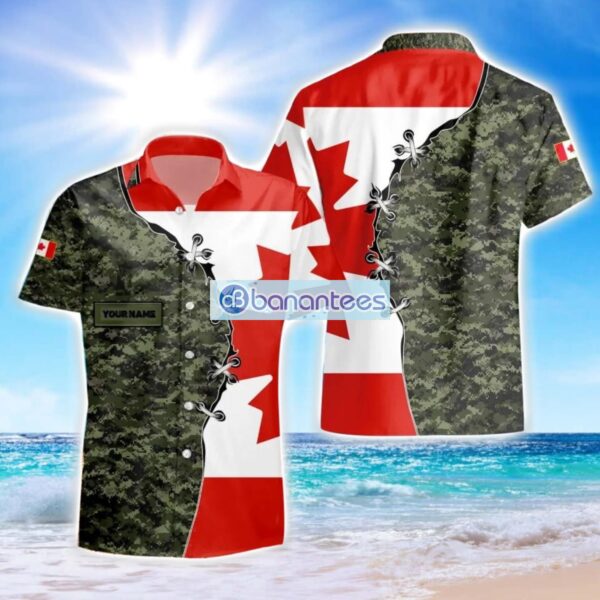 Canadian Veteran Soldier Hawaii Shirt Beach Shirt For Men And Women Custom Name Style 21 Product Photo 1