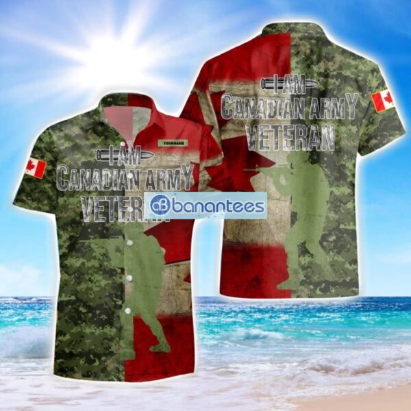 Canadian Veteran Soldier Hawaii Shirt Beach Shirt For Men And Women Custom Name Style 23 Product Photo 1