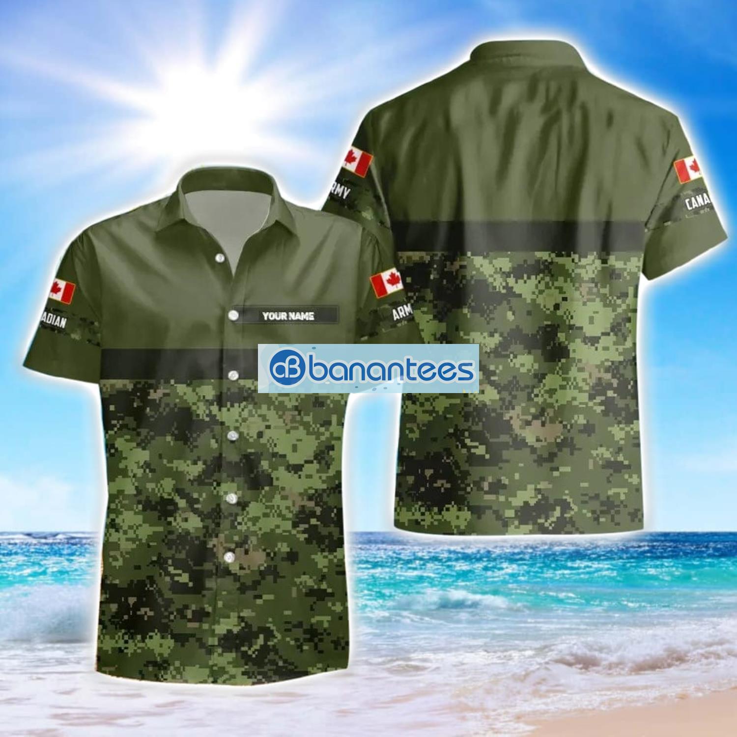 canadian veteran soldier hawaii shirt beach shirt for men and women custom name style 5 image Canadian Veteran Soldier Hawaii Shirt Beach Shirt For Men And Women Custom Name Style 5 Product Photo 1