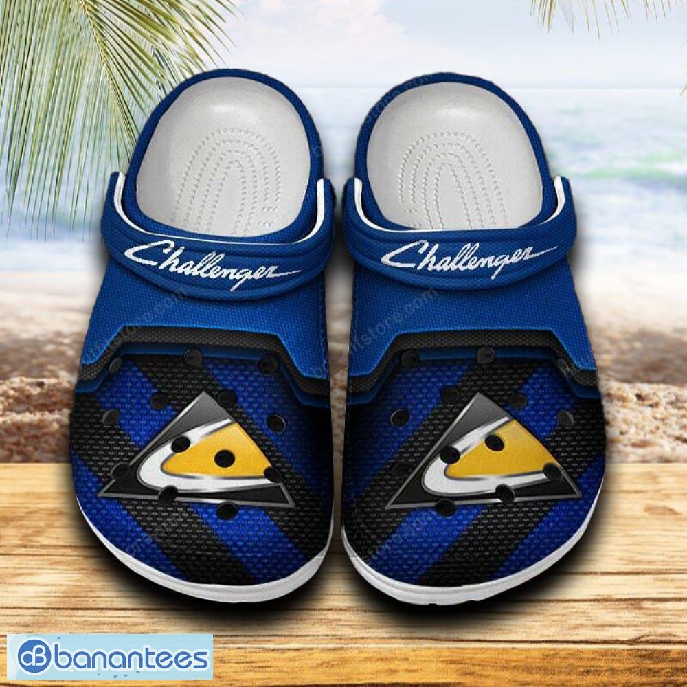 challenger car clog shoes blue color new gift for fans custom name image Challenger Car Clog Shoes Blue Color New Gift For Fans Custom Name - Challenger Car Clog Shoes Blue Color New Gift For Fans Custom Name