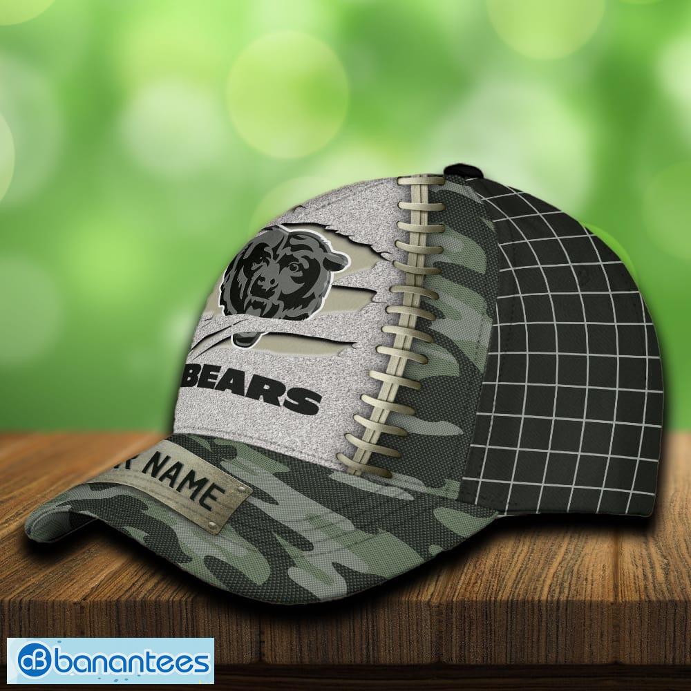 chicago bears 3d hat and cap beach design camo green for fans gift custom name 1 image Chicago Bears 3D Hat And Cap Beach Design Camo Green For Fans Gift Custom Name - Chicago Bears 3D Hat And Cap Camo_3