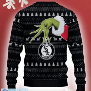 Chicago White Sox Grinch Driving Funny 3D Ugly Christmas Sweater For Men Women - Chicago White Sox Christmas Sweater Grinch Driving Photo 3