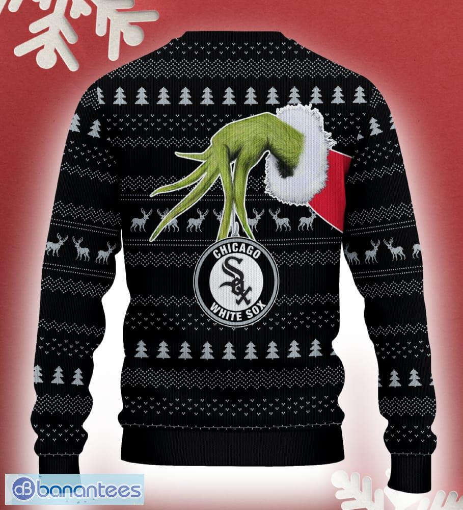 chicago white sox grinch driving funny 3d ugly christmas sweater for men women 1 image Chicago White Sox Grinch Driving Funny 3D Ugly Christmas Sweater For Men Women - Chicago White Sox Christmas Sweater Grinch Driving Photo 3
