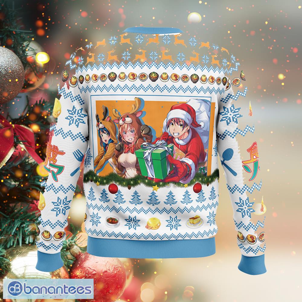 christmas food wars caroling ugly christmas sweater gift for men and women 1 image Christmas Food Wars! Caroling Ugly Christmas Sweater Gift For Men And Women - Christmas Food Wars! Ugly Christmas Sweater Photo_2