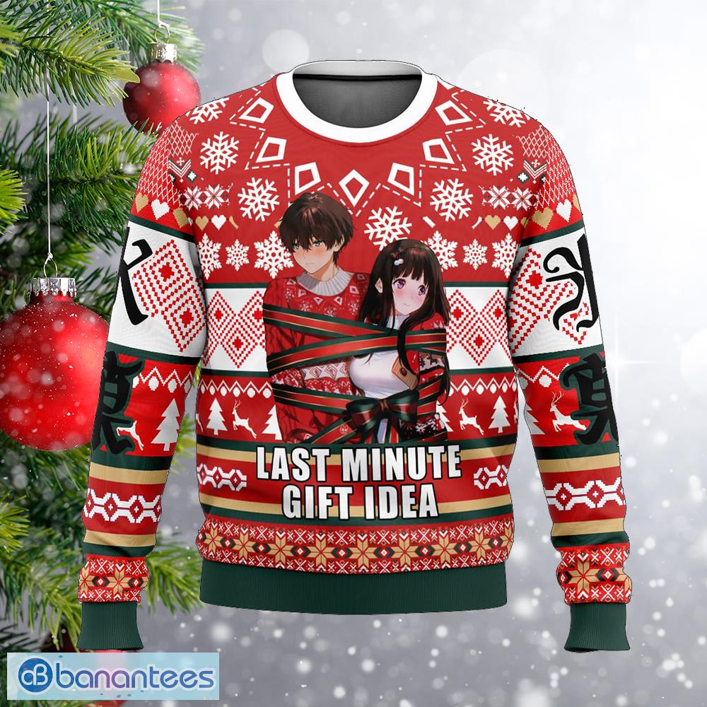 christmas gift couple hyouka carolers ugly xmas sweater gift for men and women image Christmas Gift Couple Hyouka Carolers Ugly Xmas Sweater Gift For Men And Women - Christmas Gift Couple Hyouka Ugly Christmas Sweater Photo_1
